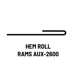 RAMS 20ga. Max Hem Roll Set for 2014 Auxiliary Machine
