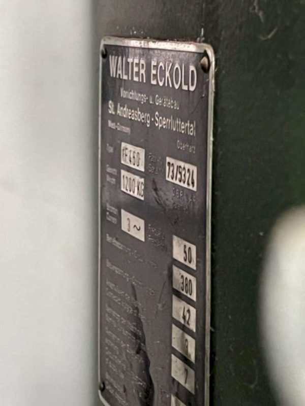 Eckold KF 460 Kraftformer Shrinker/ Stretcher