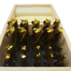 JET 20 PC TiN COATED SINGLE END MILL SET