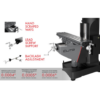 JET ETM-949 W/3-AXIS MILLPWR